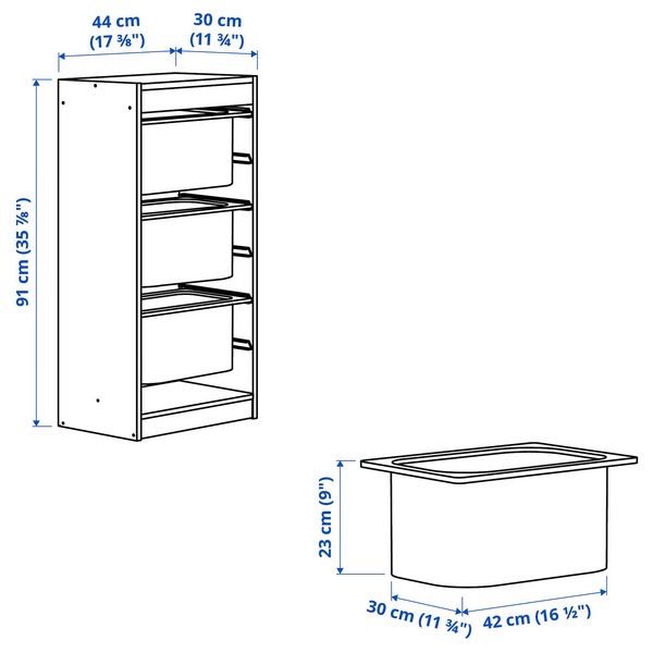 IKEA, дополнительный ракурс - схема-чертеж с размерами
