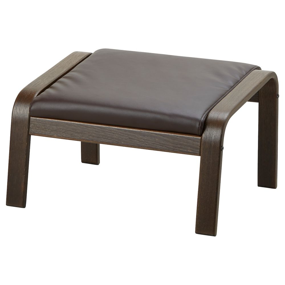 Подушка-сиденье на табурет для ног, Кимстад темно-коричневый IKEA ПОЭНГ 603.372.97 - фото 1