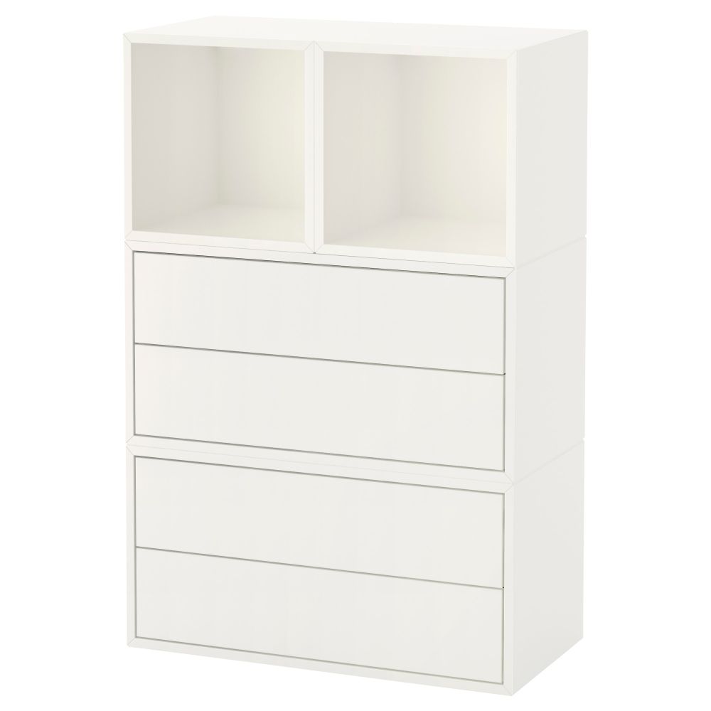 Комбинация настенных шкафов, белый, 70x35x105 см IKEA EKET ЭКЕТ 992.210.26 - фото 1