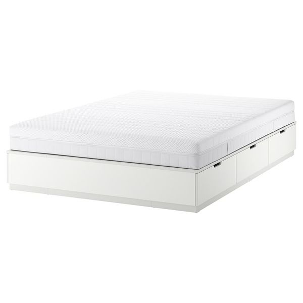 NORDLI Кровать с отд д/хранения и матрасом - фото 1