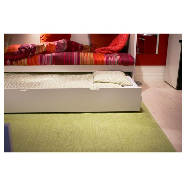 Выдвижная кровать ФЛАКСА, белый (90x200 см) - схема-чертеж с размерами