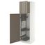 Voxtorp high-gloss dark grey-brown