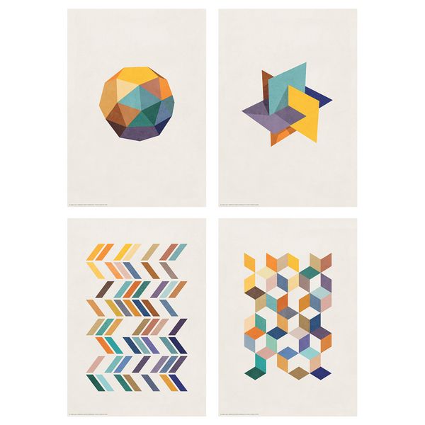 Постер БИЛЬД, Геометрия (21x30 см) - фото 1