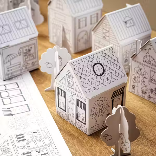 MÅLA Макет города картонный, 10 предм. - фото 7