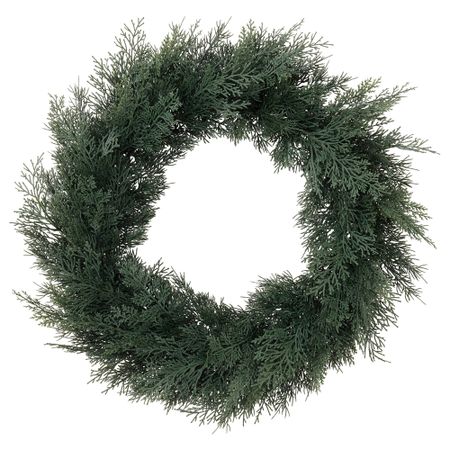 Искусственный венок СМИККА, д/дома/улицы, кедр (60 см)