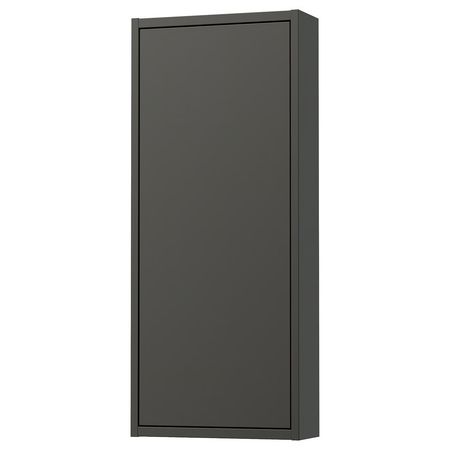 HAVBÄCK Навесной шкаф с дверцей - темно-серый 40x15x95 см