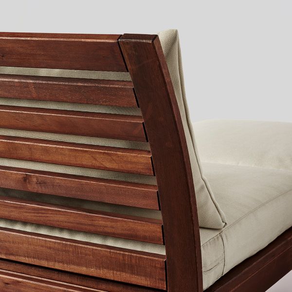 Кресло и табурет для/ног,д/сада, коричневая морилка/Холло бежевый IKEA ЭПЛАРО 392.288.51 - фото 6