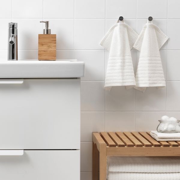 Полотенце, белый, 30x30 см IKEA VÅGSJÖN ВОГШЁН 103.509.98 - фото 4