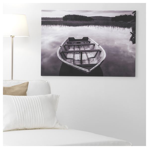 Картина ПЬЕТТЕРИД, Лодка на озере Финншён (100x70 см) - фото 2