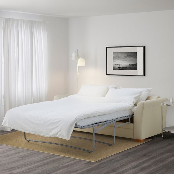 Диван-кровать 3-местный, Глосе/Бумстад бежевый IKEA GESSBERG ГЕССБЕРГ 003.777.43 - фото 3