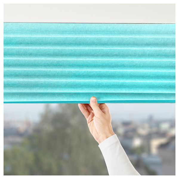 Жалюзи СОММАР 2018, светлая бирюза (100x190 см) - схема-чертеж с размерами