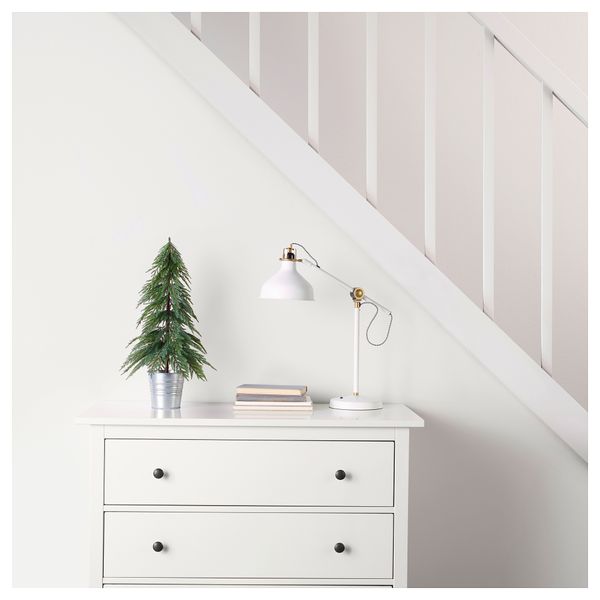 Искусственное растение в горшке ФЕЙКА, рождественская елка, блеск (12 см) - схема-чертеж с размерами