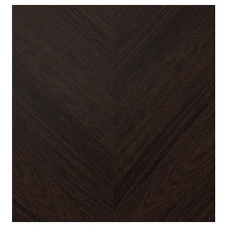 HEDEVIKEN Дверь - темно-коричневый мореный дубовый шпон 60x64 см