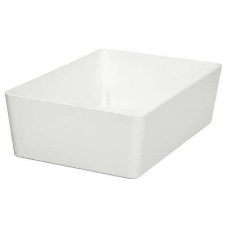 KUGGIS Контейнер - белый 18x26x8 см