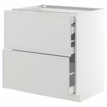 METOD / MAXIMERA Напольн шк 2фасада/2низ/1срд/1вс ящ