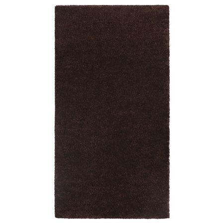 Ковер, короткий ворс, темно-коричневый 80x150 см IKEA STOENSE СТОЭНСЕ 605.002.07