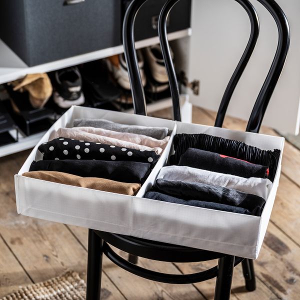 Ящик с отделениями, белый 34x51x10 см IKEA STUK СТУК 304.744.41 - фото 6