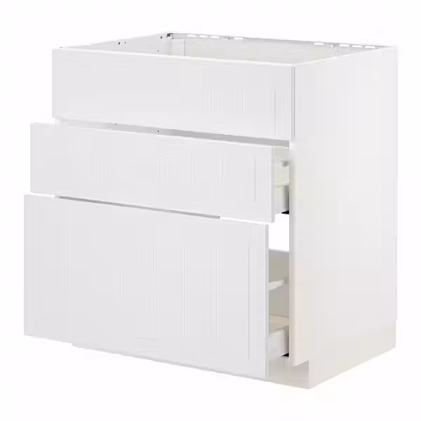 METOD / MAXIMERA Шкаф под мойку+3фасада/2ящика - фото 1