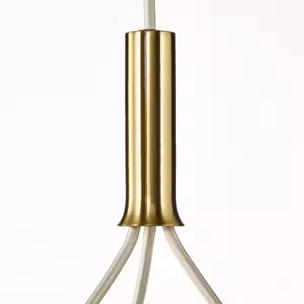 AKTERSPRING АКТЕРСПРИНГ Подвесной светильник - молочный стекло/латунированный 73 см - схема-чертеж с размерами