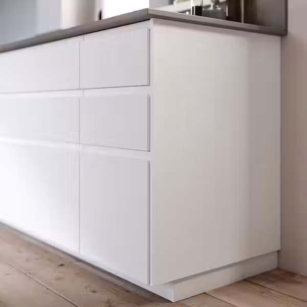 FÖRBÄTTRA Накладная панель - матовый белый 62x80 см - схема-чертеж с размерами