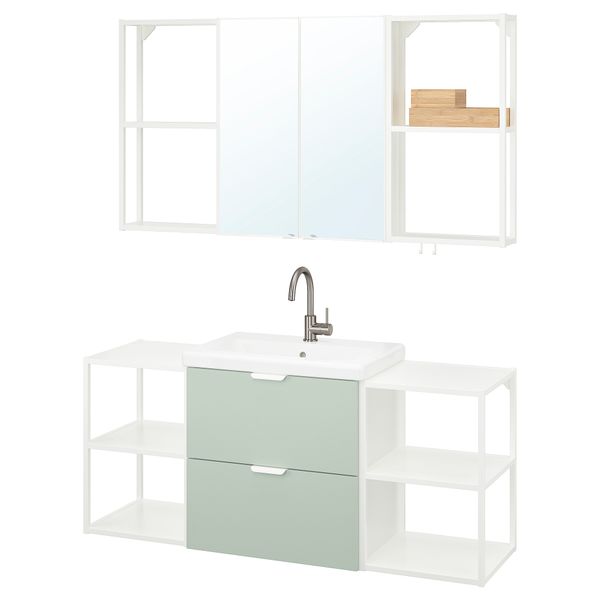 Мебель для ванной, 18 предмета IKEA TVÄLLEN ЛЕН ТВЭЛЛЕН, BEGIVENHET БЕГИВЕНХЕТ 494.992.67 - фото 1