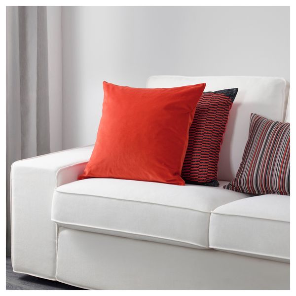 Чехол на подушку САНЕЛА, оранжевый (50x50 см) - схема-чертеж с размерами