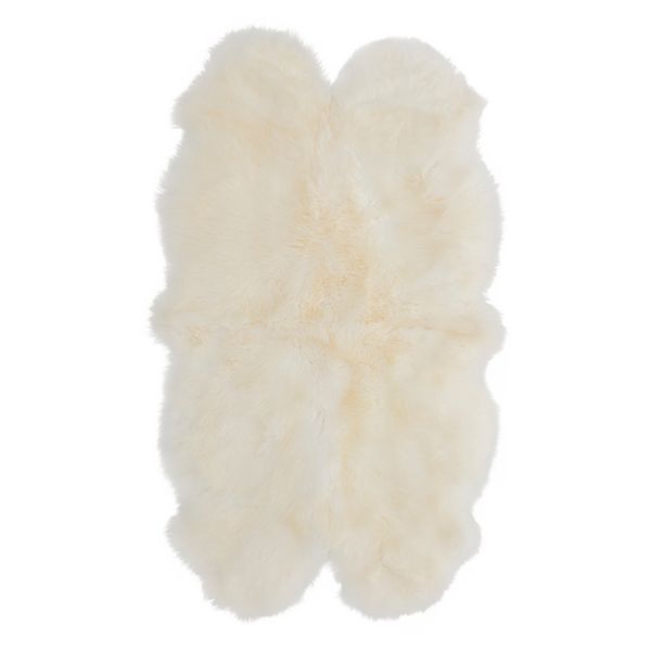 Овечья шкура СКОЛЬД, белый (160 см) - схема-чертеж с размерами