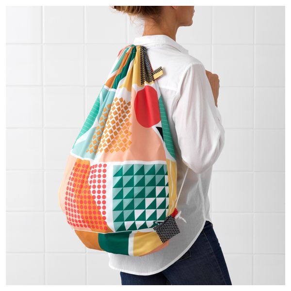 Мешок для белья СНАЙДА, разноцветный (60 л) - схема-чертеж с размерами