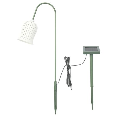 Подсветка на солнечных батарее,светодиод, для сада/подснежник белый IKEA СОЛВИДЕН 404.543.10