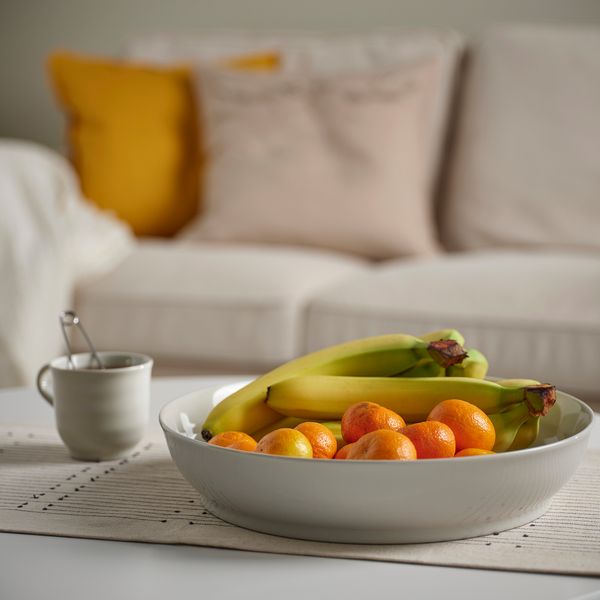 Сервировочная миска, светлый серо-бежевый, 34 см IKEA SANDSKÄDDA 805.594.52 - фото 10