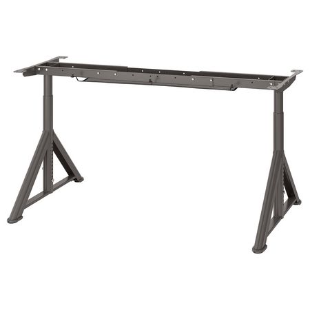 IDÅSEN Подстолье для столешницы - темно-серый 146x67x76 см