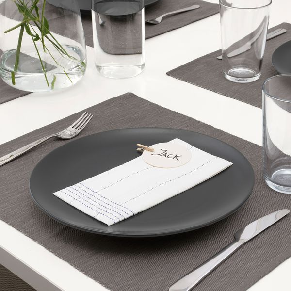 Салфетка бумажная, белый, синий 38x38 см IKEA VERKLIGHET ВЕРКЛИГХЕТ 604.327.08 - фото 3