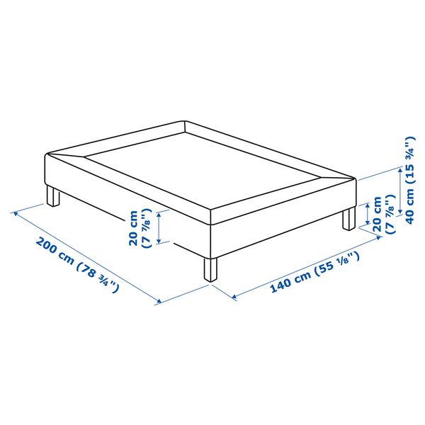 IKEA, дополнительный ракурс - схема-чертеж с размерами