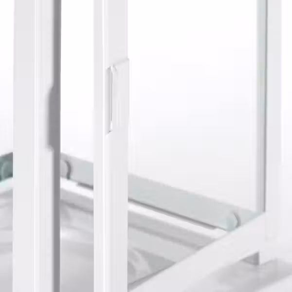 BORRBY Фонарь для формовой свечи - д/дома/улицы белый 28 см - схема-чертеж с размерами