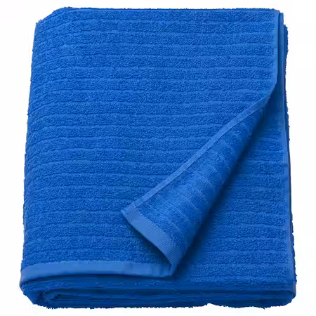 VÅGSJÖN Простыня банная - ярко-синий 100x150 см