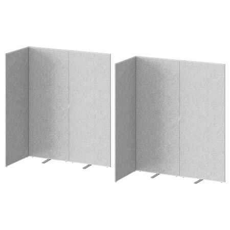 Ширма, серый, 324x160x195 см IKEA SIDORNA 093.861.68