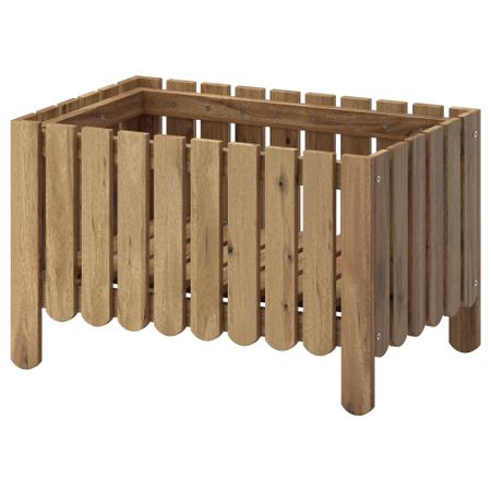 Ящик для цветов, светло-коричневая морилка IKEA ASKSTOCKHOLM СТОКГОЛЬМMEN АСКХОЛЬМЕН 302.586.73