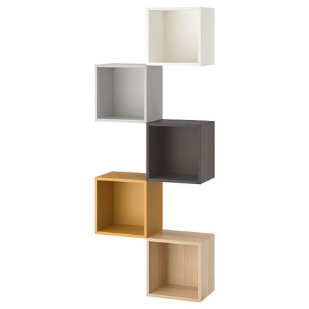 Комбинация для хранения, разноцветный 1 70x25x175 см IKEA EKET ЭКЕТ 392.863.89