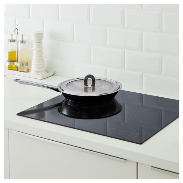 Крышка СТАБИЛЬ, нержавеющ сталь, прозрачное стекло (28 см) - фото 2