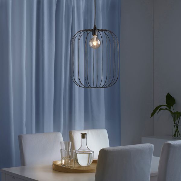 Абажур для подвесного светильника, черный, 37 см IKEA SNESLAND 405.311.01 - фото 3