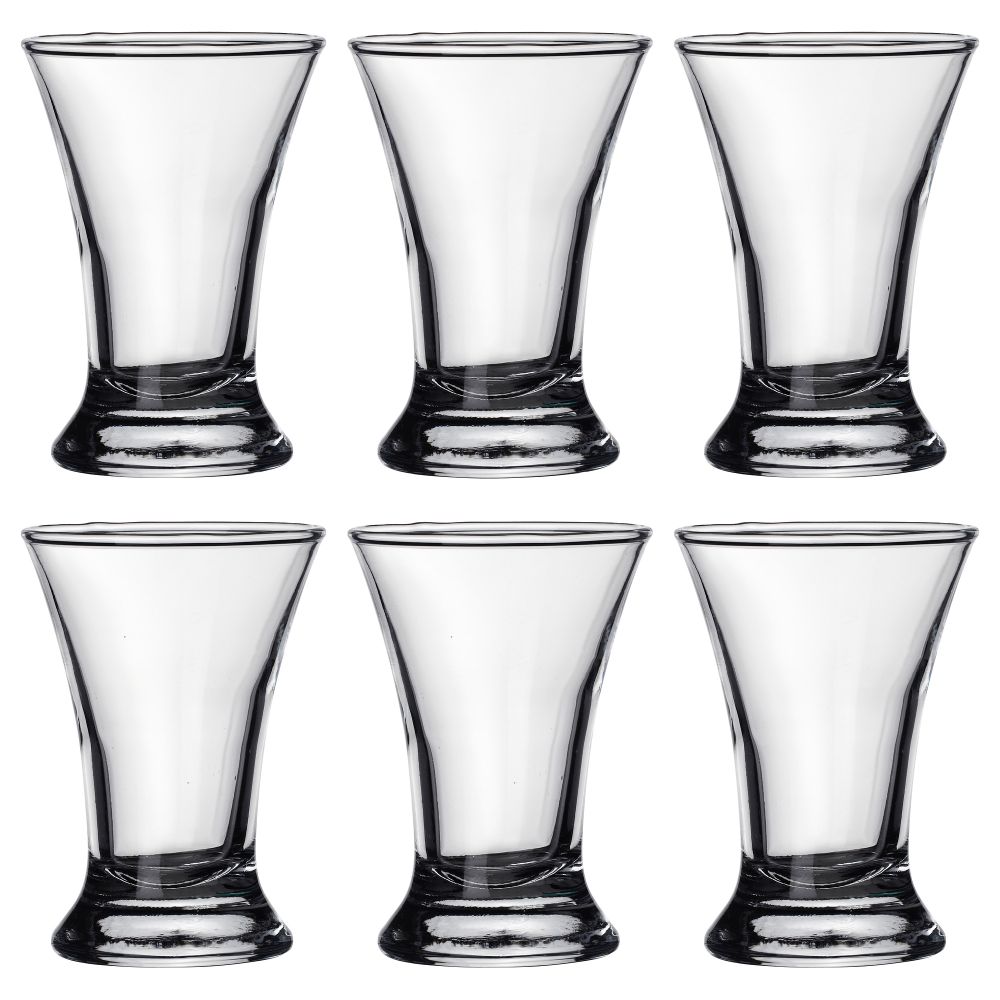 Стопка/рюмка для ликера ВАРИАНТ/ТЕСТ, прозрачное стекло (5 сл) - схема-чертеж с размерами