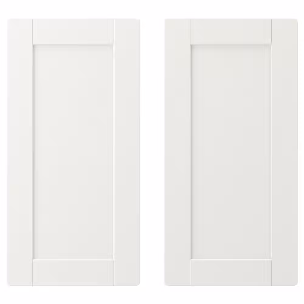 SMÅSTAD Дверь - белый/с рамой 30x60 см - фото 1