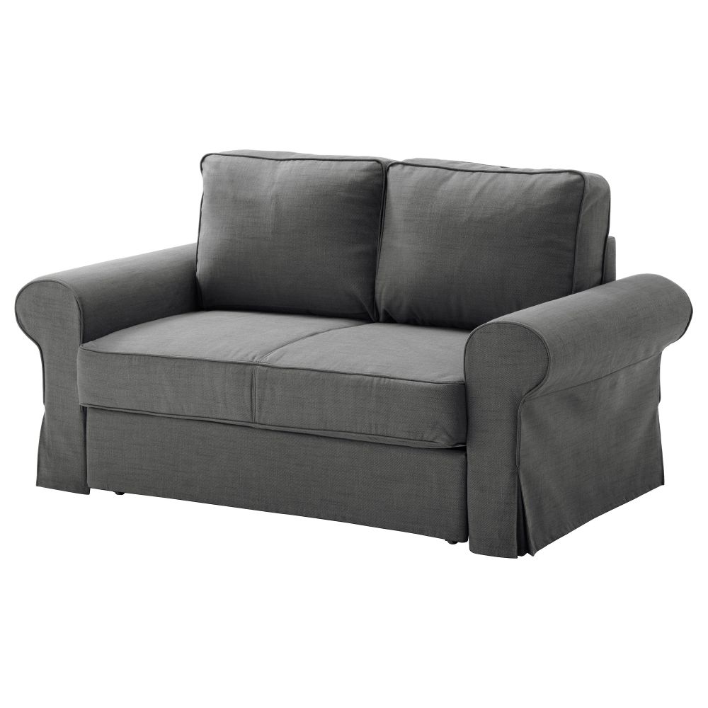 Диван-кровать 2-местная БАККАБРУ / МАРИЕБЮ, Сванби серый - фото 1