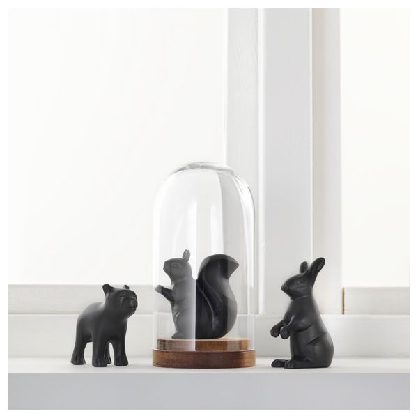 Набор украшений, 3 штуки РЁРН, зверюшка, черный - фото 2