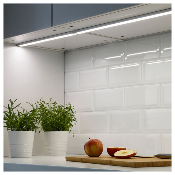 Светодиодная подсветка столешницы ОМЛОПП, цвет алюминия (40 см) - фото 3