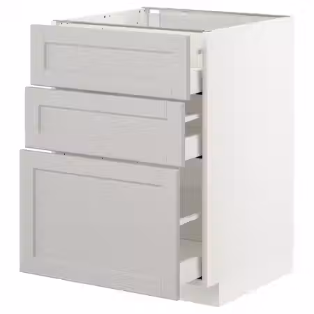 METOD / MAXIMERA Напольный шкаф с 3 ящиками