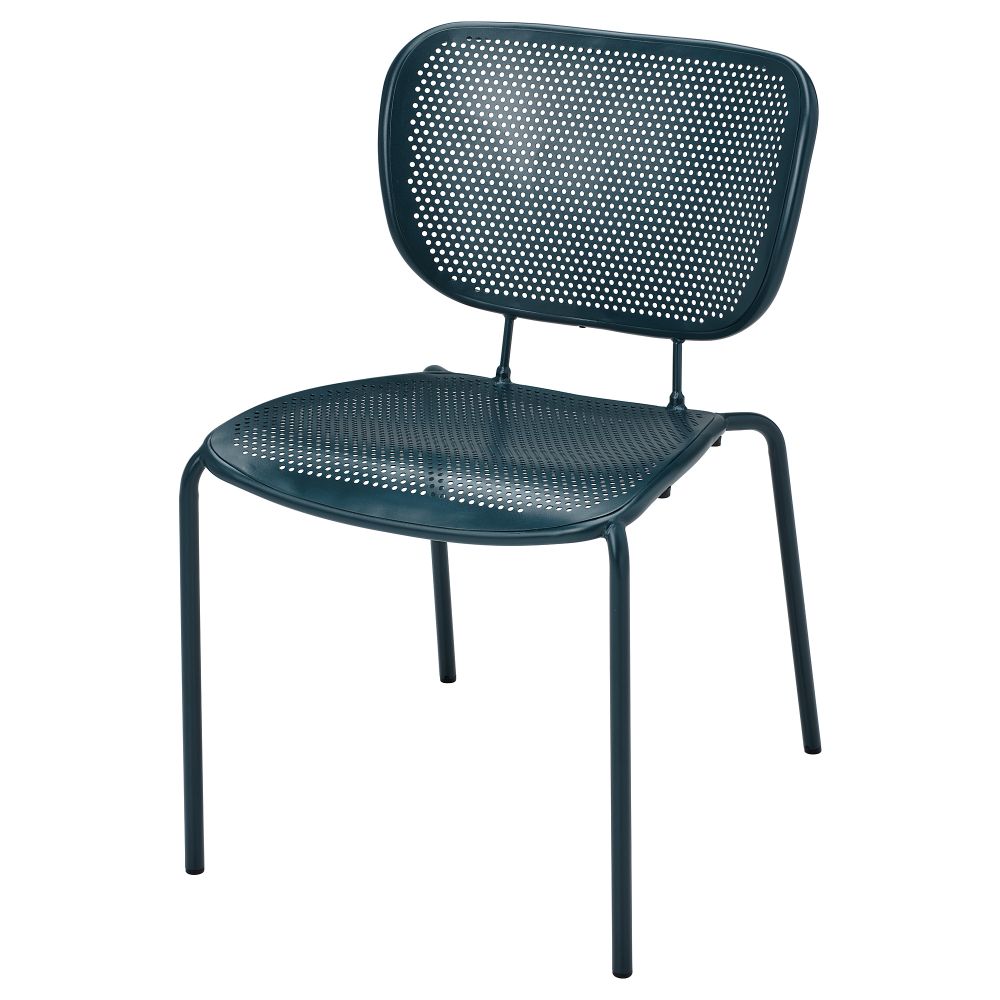 Стул для дома, сада, черно-синий IKEA DUVSKÄR 705.157.60 - фото 1