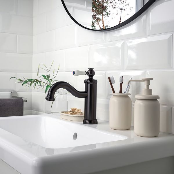 IKEA в интерьере ванной - схема-чертеж с размерами