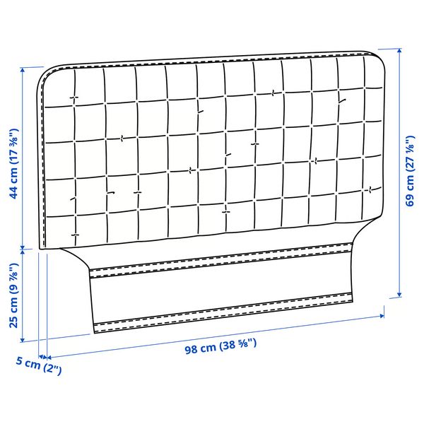 IKEA, дополнительный ракурс - схема-чертеж с размерами