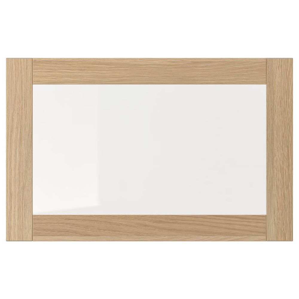 SINDVIK Стеклянная дверь - под беленый дуб/прозрачное стекло 60x38 см - фото 1